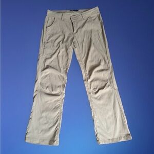 Prana Halle Outdoor Convertible Pants Women's Size 10 Short Khaki Hiking Pocket
